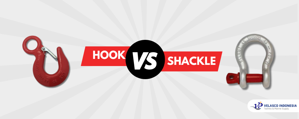 Perbedaan Hook dan Shackles untuk Operasi Lifting