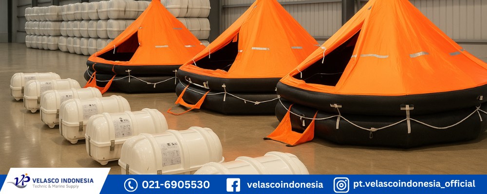 Jual Inflatable Life Raft SOLAS Terbaik