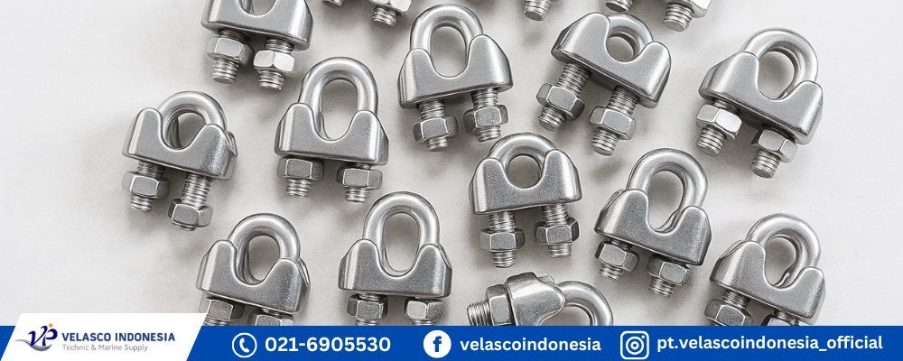 Jual Clamp Kawat Baja untuk Rigging dan Lifting