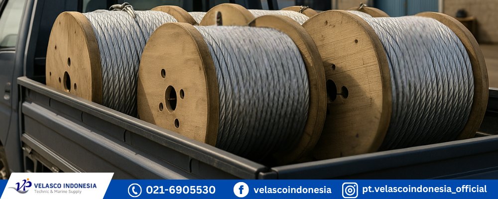 Jual Wire Rope Galvanis untuk Kapal dan Industri