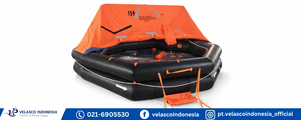 Jual Liferaft Kapal Kapasitas 15 Orang Berkualitas
