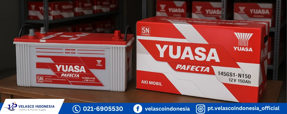 Toko Aki Kapal Merk Yuasa di Jakarta