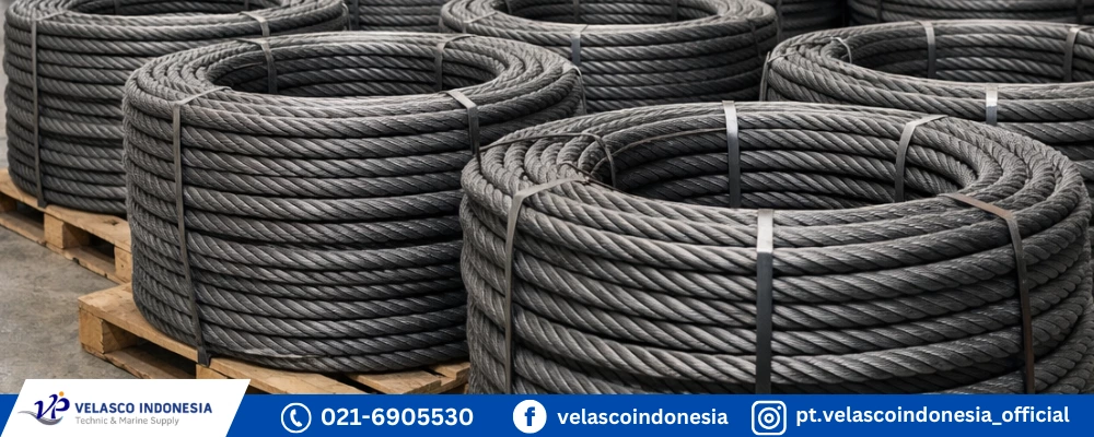 Rekomendasi Konstruksi Wire Rope untuk Industri Marine