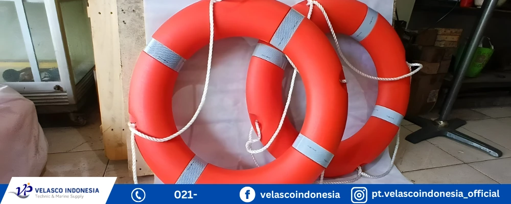 Jual Ring Buoy Fiber SOLAS_distributoralatkapal.com