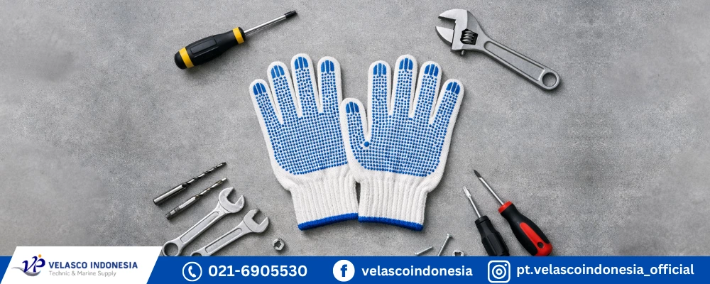 Sarung Tangan Safety Polkadot Harga Terjangkau