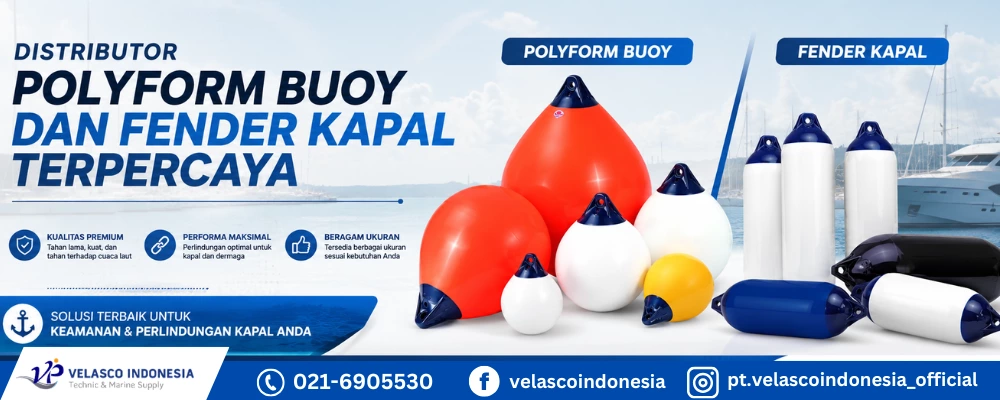 Distributor Polyform Buoy dan Fender Kapal Terpercaya