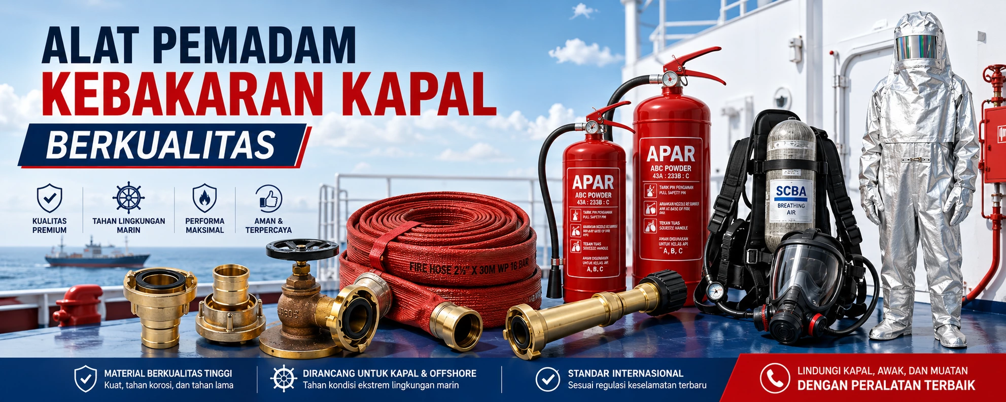 Jual Alat Pemadam Kebakaran Kapal Berkualitas