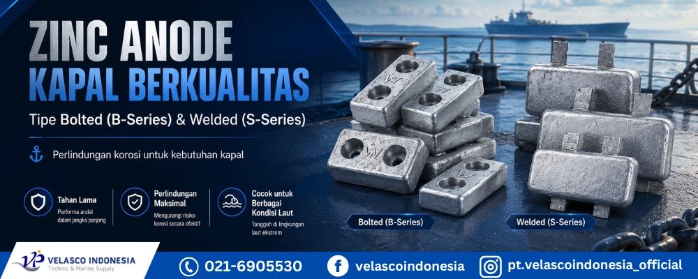 Supplier Zinc Anode Kapal Terpercaya