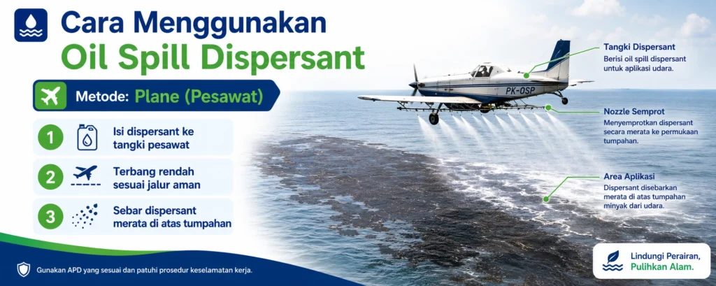 cara menggunakan oil dispersant dengan Plane (Pesawat) cara menggunakan oil dispersant dengan Plane (Pesawat)