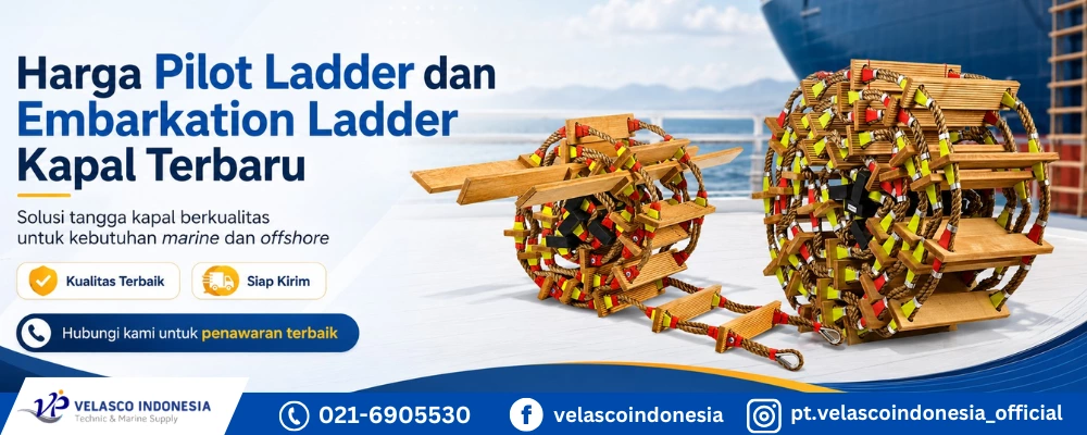 Harga Pilot Ladder dan Embarkation Ladder Kapal Terbaru