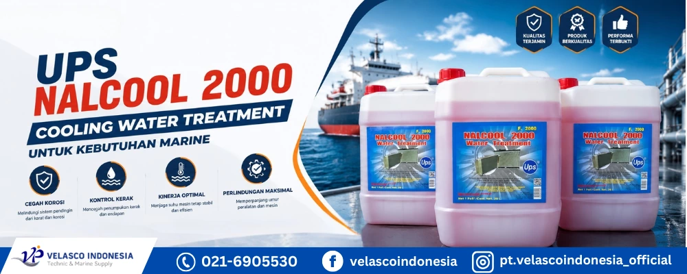Jual UPS Nalcool 2000 Cooling Water Treatment untuk Kebutuhan Marine