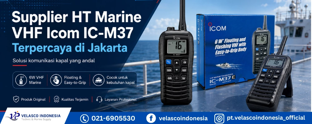Supplier HT Marine VHF Icom IC M37 Terpercaya di Jakarta