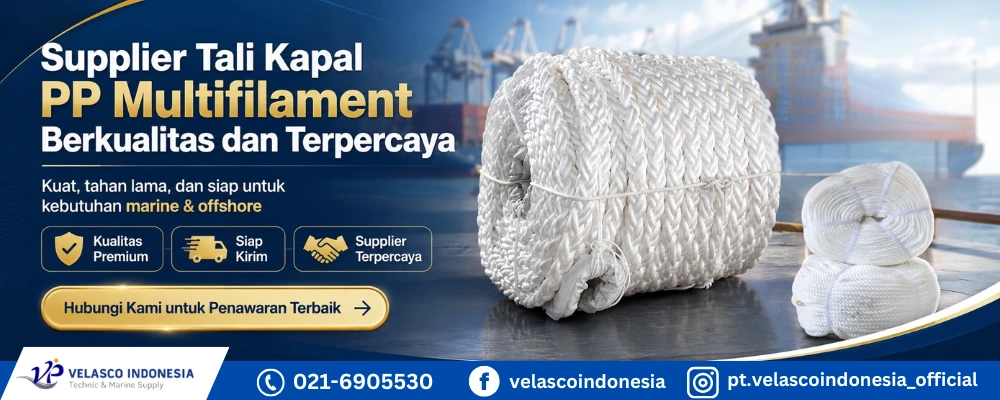 Supplier Tali Kapal PP Multifilament Berkualitas dan Terpercaya