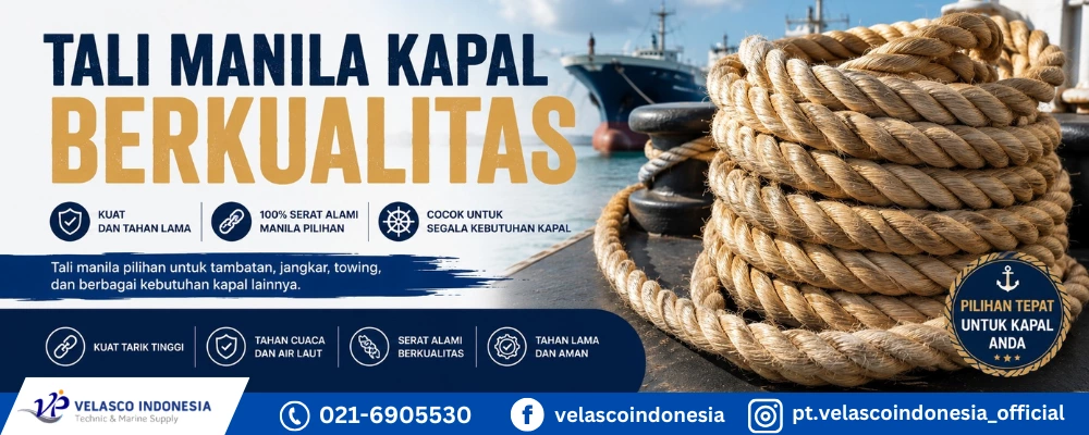 Tali Manila Kapal Berkualitas untuk Kebutuhan Marine dan Industri
