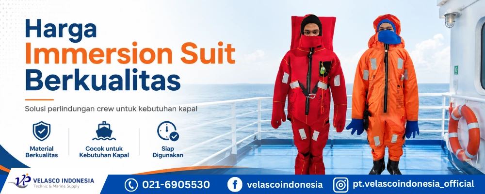 Harga Immersion Suit Berkualitas untuk Kebutuhan Kapal