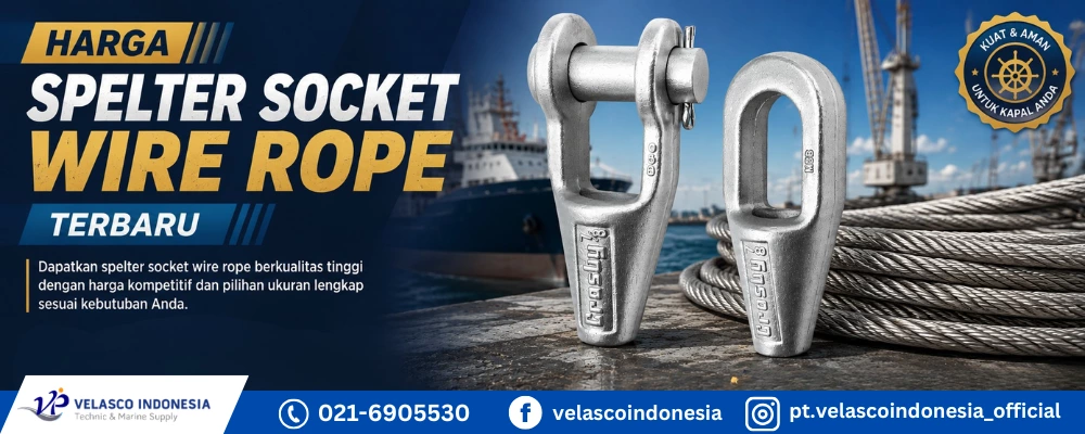 Harga Spelter Socket Wire Rope Terbaru