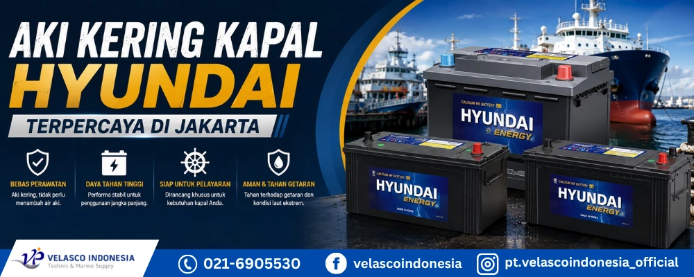 Jual Aki Kering Kapal Hyundai Terpercaya di Jakarta