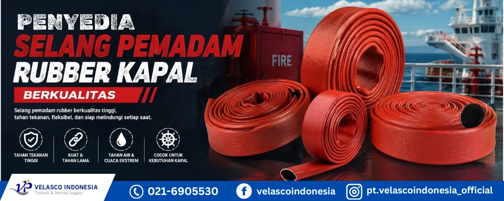 Penyedia Selang Pemadam Rubber Kapal Berkualitas