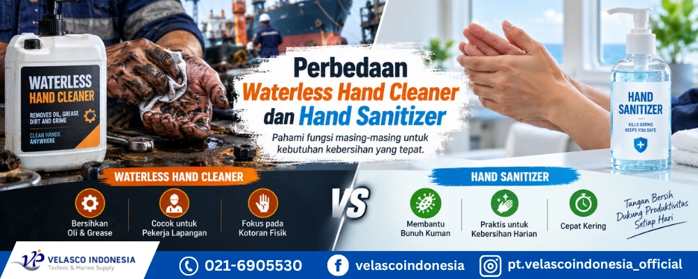 Perbedaan Waterless Hand Cleaner dan Hand Sanitizer